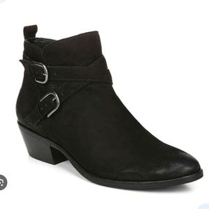 Sam Edelman Parlie Ankle Bootie in Black Suede